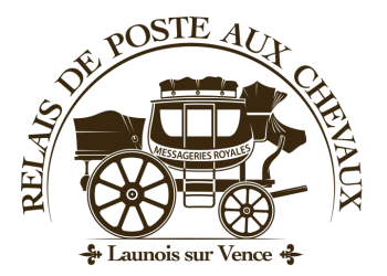 logo relais de poste aux chevaux de launois sur vence