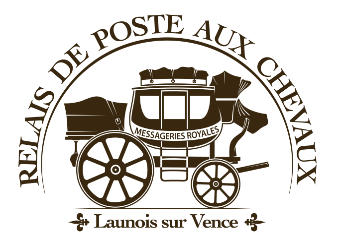 logo relais de poste aux chevaux de launois sur vence